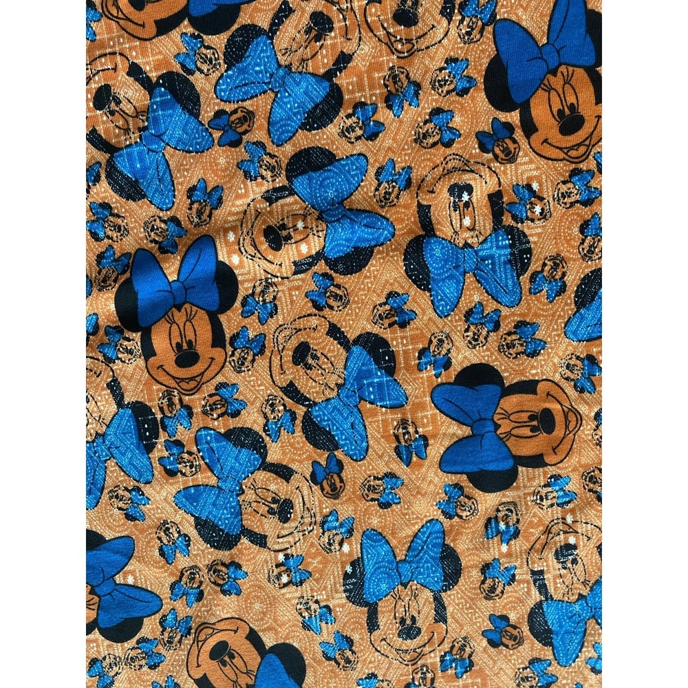 NWT! Women's XS Disney Orange Blue Minnie Mouse IRMA Tunic by Lularoe - Picture 4 of 8